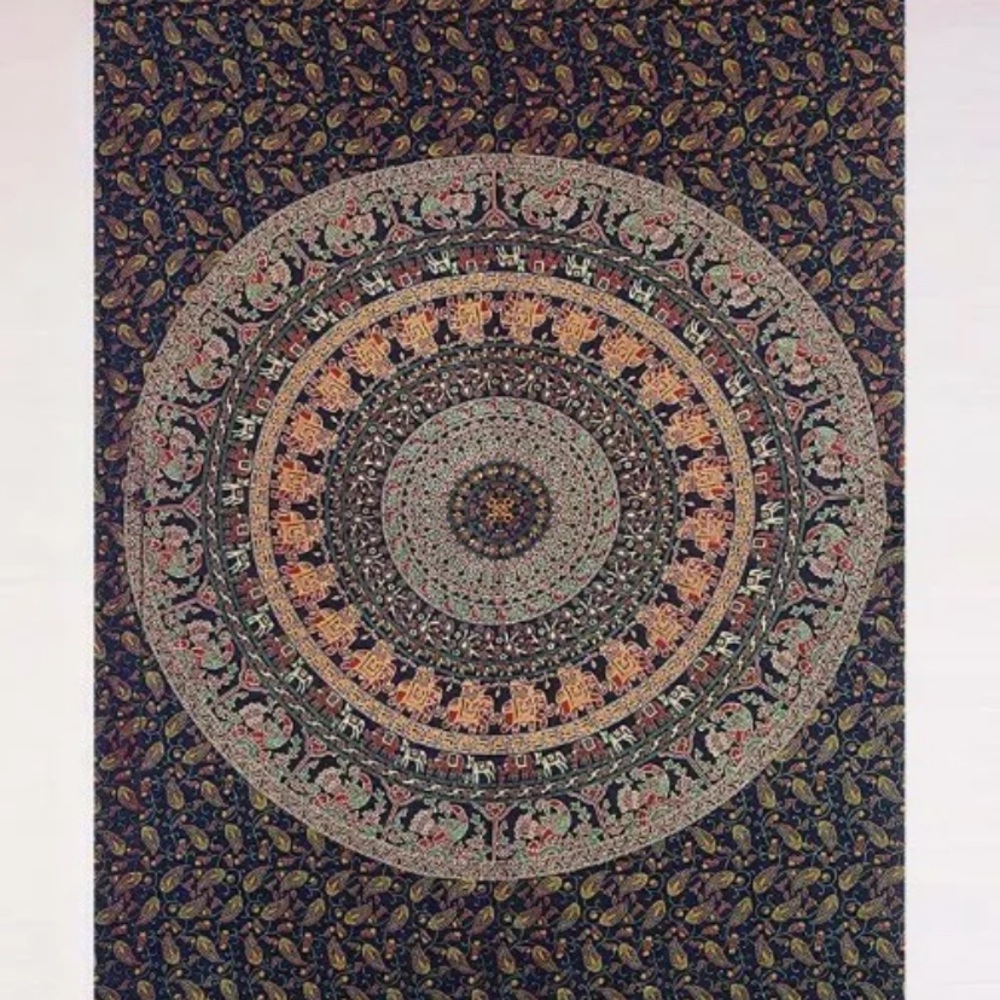 Gokul Handloom Mandala Bohemian Thinking Tapestry